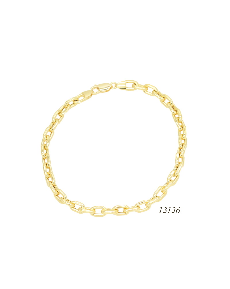 Pulseira Oca 13136 Cartie Ouro Amarelo 5,70g