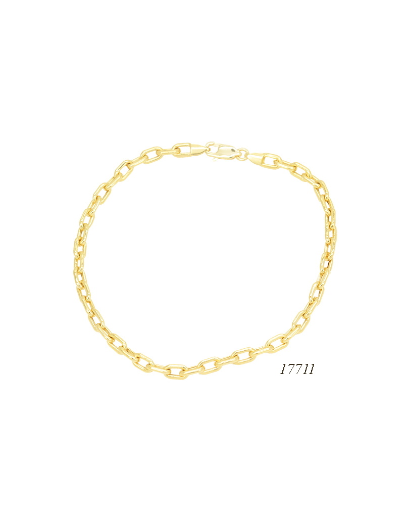 Pulseira Oca 17711 Ouro Amarelo 3,80g