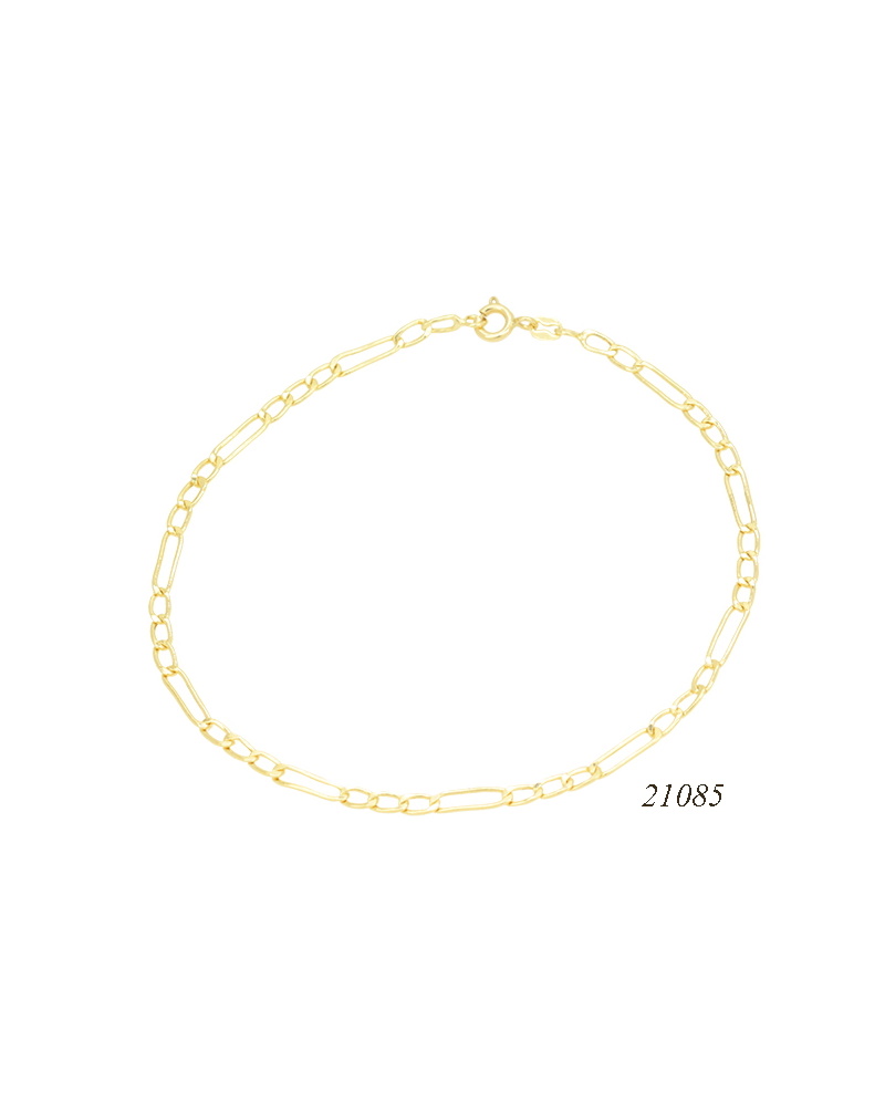 Pulseira Oca 21085 Ouro Amarelo 1,20g