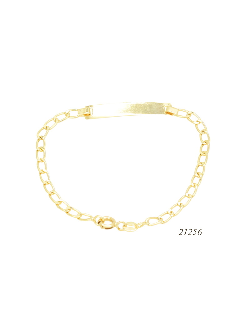 Pulseira Chapa 21256 Ouro Amarelo 1,30g