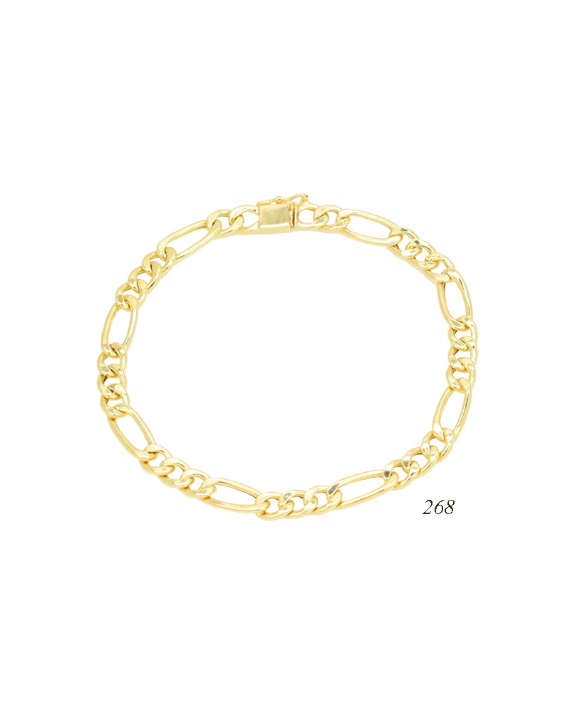 Pulseira Oca 268 Ouro Amarelo 6,00g