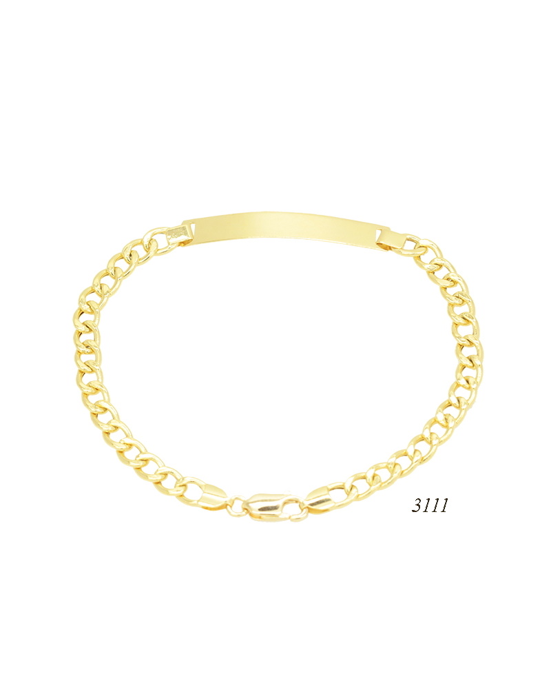 Pulseira Chapa 3111 Ouro Amarelo 4,00g