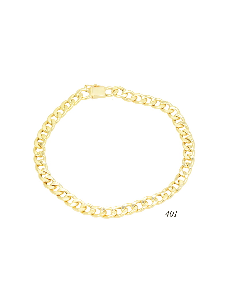 Pulseira Oca 401 Ouro Amarelo 6,80g