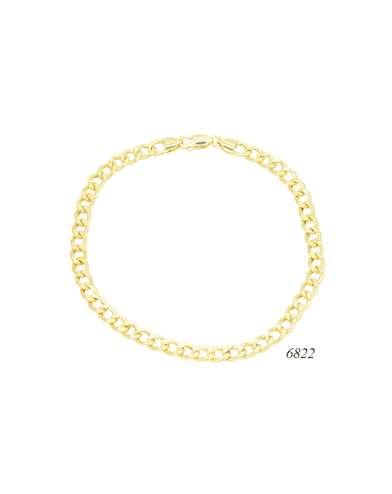 Pulseira Oca 6822 Ouro Amarelo 4,00g