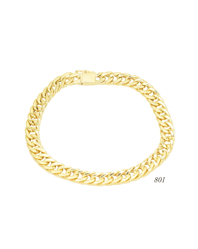 Pulseira Oca 801 Ouro Amarelo 11,50g