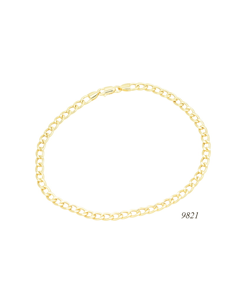 Pulseira Oca 9821 Ouro Amarelo 2,90g